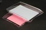 FSY Briefkorb CRAZY-TRAY, A4, PS glasklar, 3er-Set