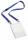 Durable Namensschild A6 mit Textilband tr/d.bl hochformat