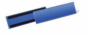 Durable Etikettentasche 1/3 A4 d.bl 50St magnetisch Querformat