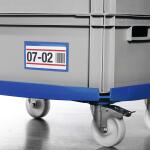 Durable Etikettentasche 150x67mm d.bl 50St selbstklebend
