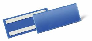 Durable Etikettentasche 1/2 A5 d.bl 50St selbstklebend Querformat