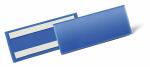 Durable Etikettentasche 1/2 A5 d.bl 50St selbstklebend...