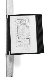 Durable Sichttafelsystem sort VARIO mit 10 Tafeln magnetisch