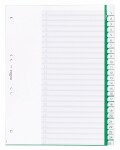 Durable Ordnerregister für A4 25tlg gn...