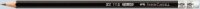 Faber Castell Bleistift 1112 HB schwarz mit Gummitip
