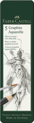 Faber Castell Aquarellbleistift Graphite Aquarelle 5er Etui
