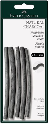 Faber Castell Zeichenkohle natürlich Pitt 9 mm x 95 mm