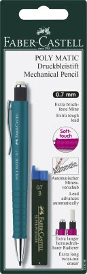 Faber Castell Druckbleistift Poly Matic 0,7 B sortiert Rad.