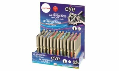 Faber Castell Tintenroller UB EYE DESIGN 0,4 mm weinrot