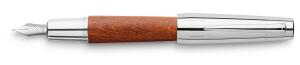Faber Castell Füller e-motion Birnb/Chr braun Feder EF