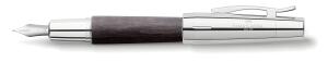 Faber Castell Füller e-motion Birnb/Chr schwarz Feder M