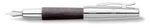 Faber Castell Füller e-motion Birnb/Chr schwarz Feder F
