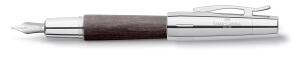 Faber Castell Füller e-motion Birnb/Chr schwarz Feder EF