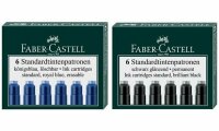 Faber Castell Tintenpatronen Standard 6er schwarz