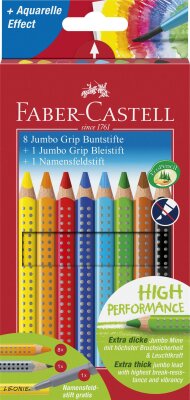 Faber Castell Buntstift Grip Jumbo 5,3 mm 8+1+1