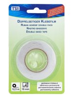 TSI Klebeband doppelseitig 12,5 m x 18 mm , im Blister