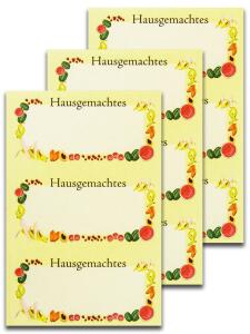 TSI Etiketten " Hausgemachtes " 3 Bögen a´ 3 Stück