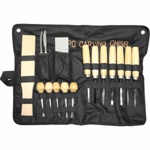 CMI Kerbschnitz-Set 16 teilig in Tasche