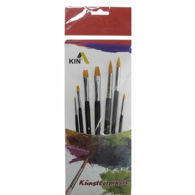 CMI Pinsel Golden Synthetikhaar Künstler gemischt 7er Set