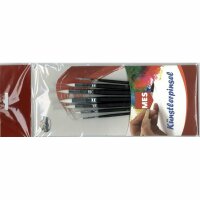 CMI Pinsel- Set 7er Spitzpinsel weißes Synthetikhaar