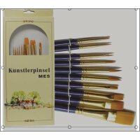 CMI Pinsel Golden Synthetikhaar gemischt 10er Set