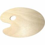 CMI Mischpalette Holz Oval 30 x 20 cm / 3 mm Griffloch