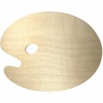 CMI Mischpalette Holz Oval 40 x 30 cm / 5 mm Griffloch