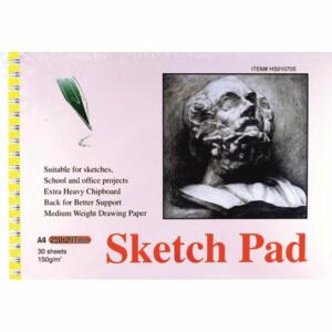 CMI Sketchblock A4 - Querformat Spiralbindung 150 g/m² 30 Bl