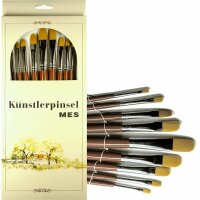 CMI Pinsel Golden Synthetikhaar spitz 9er Set