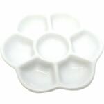 CMI Mischpalette Porzellan Blumenform Klein 7 Mischmulden