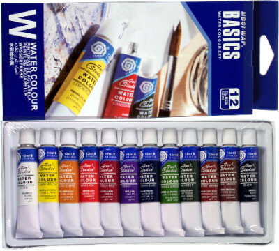 CMI Aquarellfarben 12er Set 12 x 12 ml / Tube