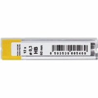 KOH Druckbleistift Minen Gradation 0,3 mm x 60 mm HB