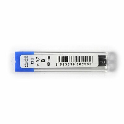 KOH Druckbleistift Minen Gradation 0,7 mm x 60 mm B