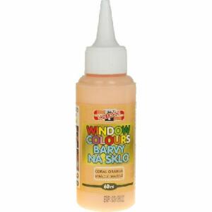 KOH Fenstermalfarbe 60 ml Glasmalfarbe - Coral Orange