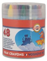 KOH Wachsmalstifte Drachenmotiv 7,8 mm x 80 mm 48er Box 2
