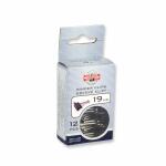 KOH Maulklammern Metall - schwarz / 19 mm im 12er Pack