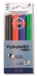 KOH Flipchart-Marker Rundspitze 2-5 mm 4er-Set