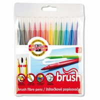 KOH Brush-Pen Pinselfasermaler 12er