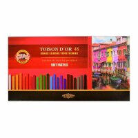 KOH Pastellkreide eckig Soft 48er Pack für...