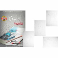 KOH Pastell-Malblock A4 20 Blatt vorgedruckte Motive...