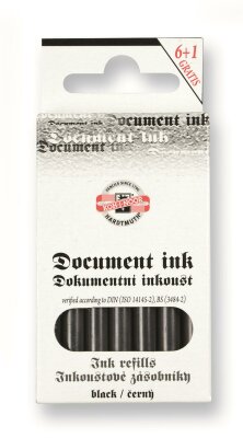 KOH Tintenpatronen Standart 77 mm schwarz 7er