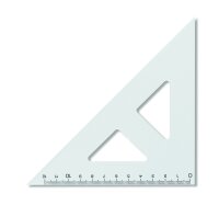 KOH Dreieck Plast 45° 12 cm Lineal transparent 1