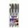 Centro Folienschreiber wasserfest Rundspitze M 1,0mm 4er-Set