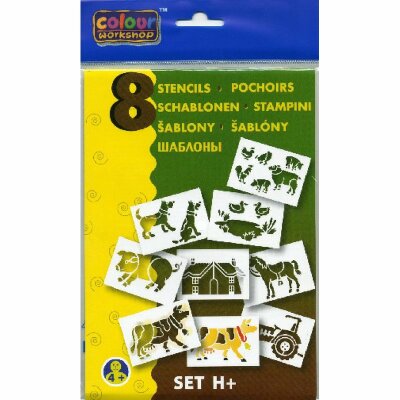 Centro Blo Pen - Schablonen 8er Pack "Bauernhof" - H+