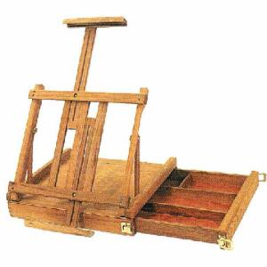 CMI Staffelei Tisch-Kasten Lyon 38x41x13 cm Ulme
