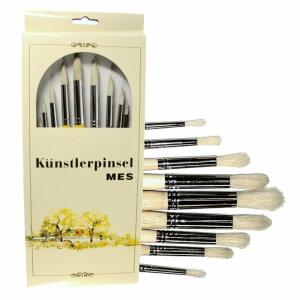 CMI Pinsel Borsten rund 9er Set