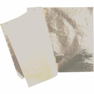CMI Schlagmetall Metall-Folie " Silber " 25 Blatt - 14x14 cm