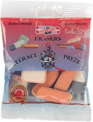 KOH Radiergummi Kieselradiergummi 50g 9er Beutel