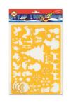 KOH Schablone - Malschablone 18,5x26,5 cm Weihnachtsmotive