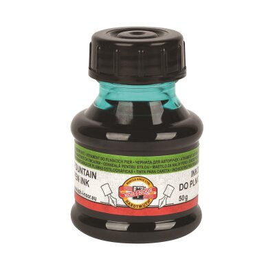 KOH Tinte - Füllertinte - grün - 50 ml PVC- Flasche